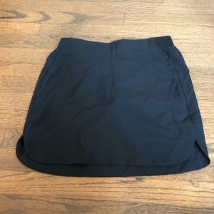 Black Skort With Pockets